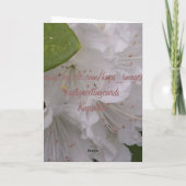 Sehr besondere Mutter Karte (Rückseite)