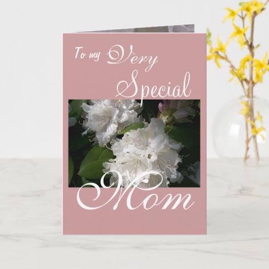 Sehr besondere Mutter Karte (Gelbe Blume)