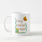 Sehr besondere Tante Butterfly Kaffeetasse (Links)