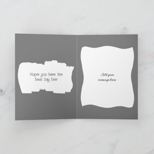 Sehr besonderer Grandson-Foto-Geburtstag Karte (Innenseite)