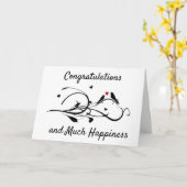 **SEHR BESONDERES PAAR** AM **WEDD DAY" KARTE (Gelbe Blume)