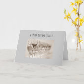 SEHR BESONDERES TOAST SONDERGEBURTSTAG KARTE (Gelbe Blume)