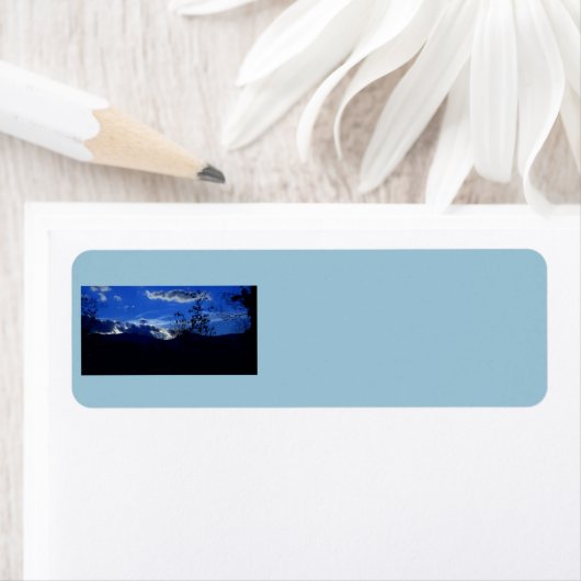 Sehr blaue Ridge Mountains: Labels (Insitu)