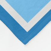 Sehr blauer Mako-Hai Fleecedecke (Ecke)