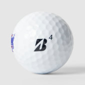 Sehr Blue Golf Cards Name des Monogrammes Golfball (Logo)