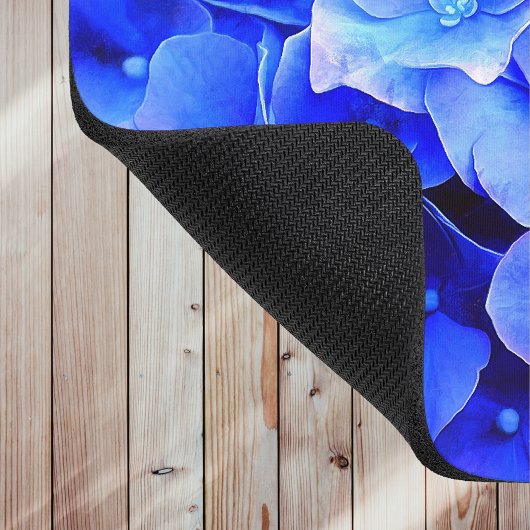 Sehr Blue Hydrangeas Summer Floral Garden Mousepad