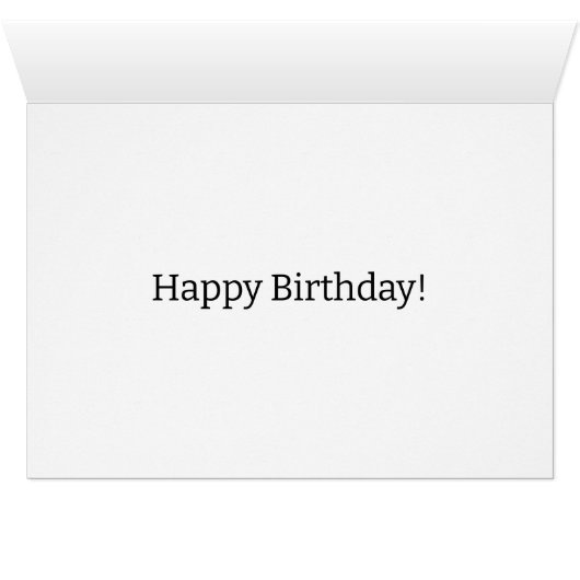 Sehr Blue Mako Shark Card (Innenansicht Horizontal (Unten))