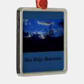 Sehr Blue Ridge Mountains-Verzierung Silbernes Ornament (Rechts)
