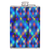 Sehr bunte Bilder, Distanzeffekt, dunkel. Flachmann (Rückseite)