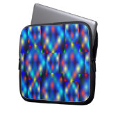 Sehr bunte Bilder, Distanzeffekt, dunkel. Laptopschutzhülle (Vorderseite Links)