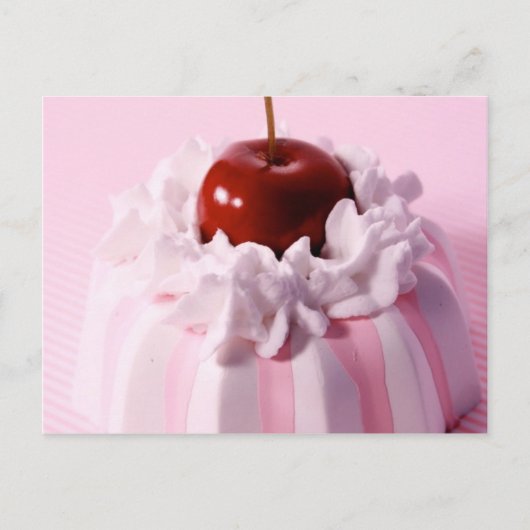 Sehr Cherry Bundt Cake Postkarte (Vorderseite)