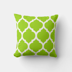 Sehr Chic Citrus Green marokkanischen Gitter Quatr Kissen