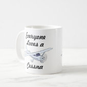 Sehr Cool jeder Lieben eine Cessna Kaffeetasse (Vorderseite Links)