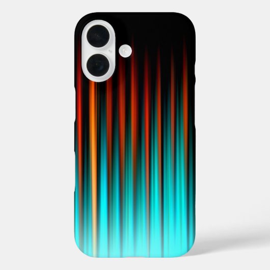Sehr Cool modern gestreift Case-Mate iPhone Hülle (Rückseite)
