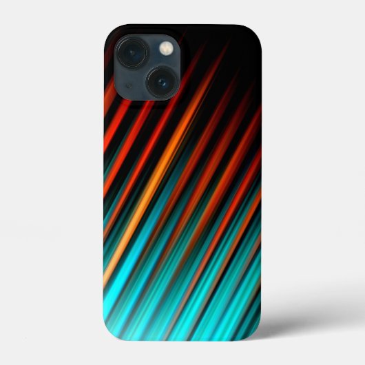 Sehr Cool, modern, mehrfarbig gestreift Case-Mate iPhone Hülle (Rückseite)