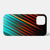 Sehr Cool, modern, mehrfarbig gestreift Case-Mate iPhone Hülle (Rückseite (Horizontal))