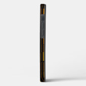 Sehr Cool, modern, orange gestreift Case-Mate iPhone Hülle (Rückseite / Links)