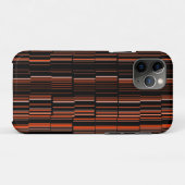 Sehr Cool, modern, orange gestreift Case-Mate iPhone Hülle (Rückseite (Horizontal))