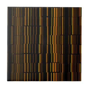 Sehr Cool, modern, orange gestreift Fliese