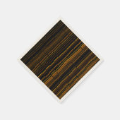 Sehr Cool, modern, orange gestreift Serviette (Ecke)