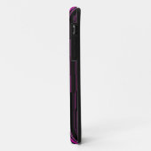 Sehr Cool Moderne Magenta gestreift Case-Mate iPhone Hülle (Hinten/Links)