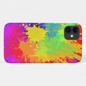 Sehr Cool Paint Splash iPhone Case (Rückseite (Horizontal))