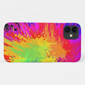 Sehr Cool Paint Splash iPhone Case (Rückseite (Horizontal))