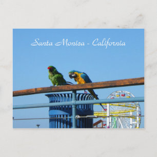Sehr Cool Santa Monica Postcard! Postkarte