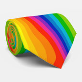 Sehr Cool und farbenfroh Rainbow Swirbeln Krawatte (Gerollt)