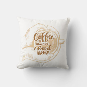 Sehr cool und süßer Kaffee oder Java Kissen