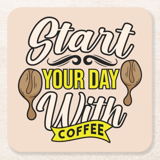 Sehr cool und süßer Kaffee oder Java Rechteckiger Pappuntersetzer (Vorderseite)