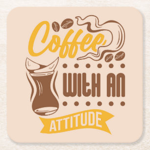 Sehr cool und süßer Kaffee oder Java Rechteckiger Pappuntersetzer