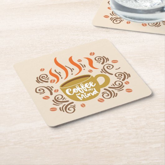 Sehr cool und süßer Kaffee oder Java Rechteckiger Pappuntersetzer (angewinkelt)