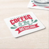 Sehr Cool und Süßer Kaffee oder Java Rechteckiger Pappuntersetzer (angewinkelt)