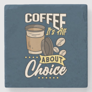 Sehr cool und süßer Kaffee oder Java Steinuntersetzer