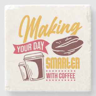 Sehr cool und süßer Kaffee oder Java Steinuntersetzer