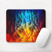 Sehr Coole, Abstrakte Formen Mäuse Mat Mousepad (Mit Mouse)