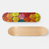 Sehr Coole Abstrakte Formen Skateboard (Horizontal)