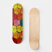Sehr Coole Abstrakte Formen Skateboard (Vorderseite)