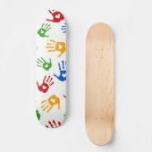 Sehr Coole Abstrakte Formen Skateboard (Vorderseite)