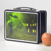 Sehr Coole Alien Planet Metall Brotdose (Beispiel)