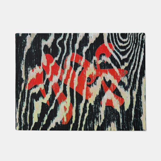 Sehr Coole asiatische Kalligrafie Fußmatte (Vorderseite)