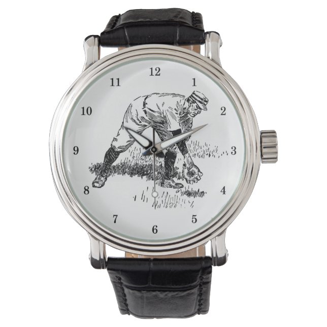 Sehr Coole Baseball-Armbanduhr Armbanduhr (Vorderseite)