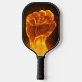 Sehr Coole Brennfaust Pickleball Schläger (Rückseite)
