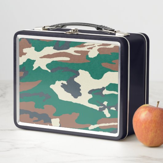 Sehr Coole Camouflage Metal Lunch Box (Beispiel)