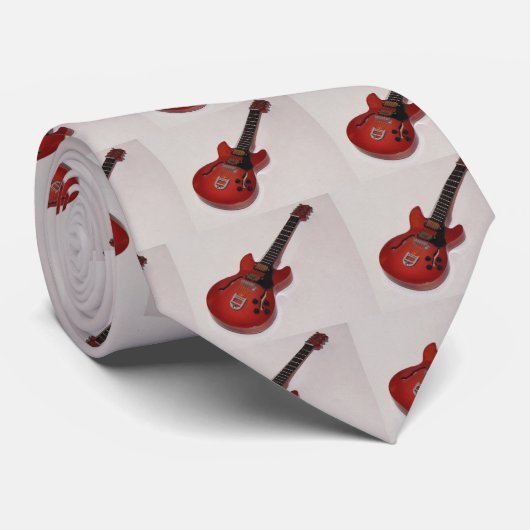 Sehr Coole elektrische Gitarren-Krawatte Krawatte (Gerollt)