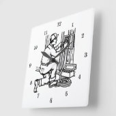 Sehr Coole elektrische Wall-Uhr Quadratische Wanduhr (Winkel)