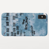 Sehr Coole exotisch rustikale Werbewand Case-Mate iPhone Hülle (Rückseite (Horizontal))
