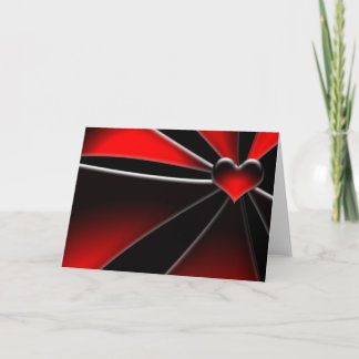 Sehr coole Herzvalentine-Karte Feiertagskarte