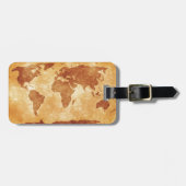 Sehr coole Karte der Welt Gepäckanhänger (Vorderseite horizontal)